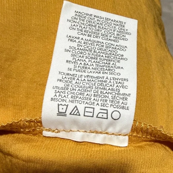 CAbi Mustard Yellow Sleeveless Blouse - Picture 6 of 6